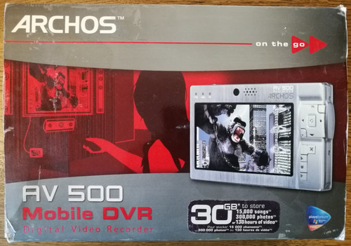 Archos 500 mobile dvr 30gb - archos, av