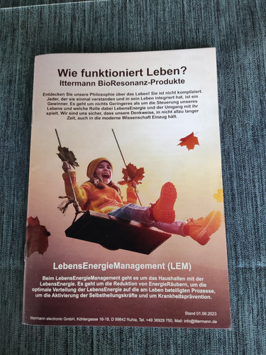 Altes infoheft wie - altes,