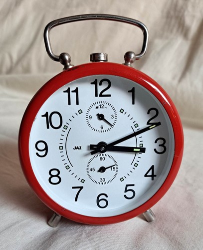 Vintage jaz wecker - wecker, rot