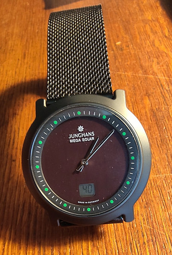 Junghans mega solar - solar, funkuhr