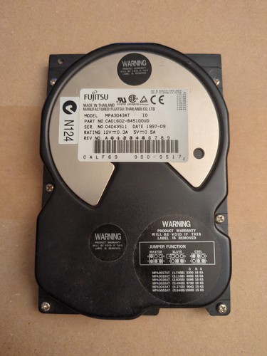 Fujitsu mpa3043at vintage - fujitsu,