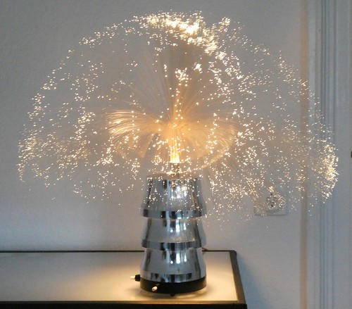 Original 70er glasfaserlampe - original,