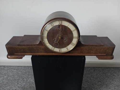 Kaminuhr mechani hermle holz - hermle,